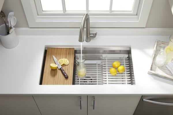 Take your kitchen sink's function to another level with the Prolific stainless steel sink from KOHLER.