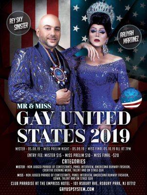 Mr. & Miss GAY UNITED STATES MAY8-10/19