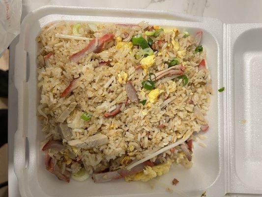 Pork fried rice