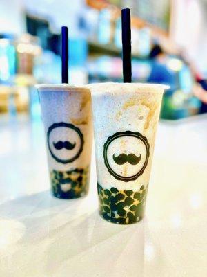 Fruity pebbles milk tea and cookies and cream milk tea