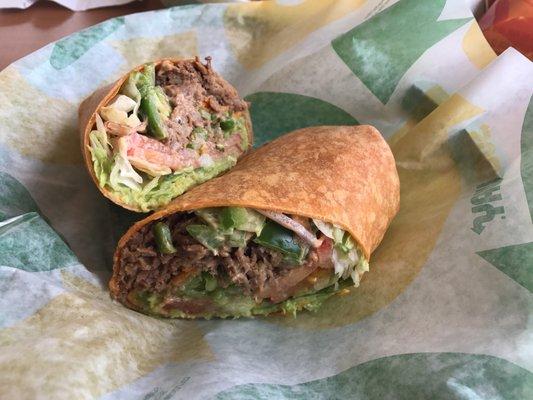 Chipotle Southwest steak & cheese signature wrap