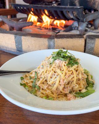 garlic noodles with crab