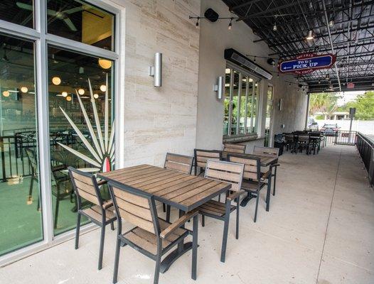 Patio with Walk Up Window.  Pet Friendly!