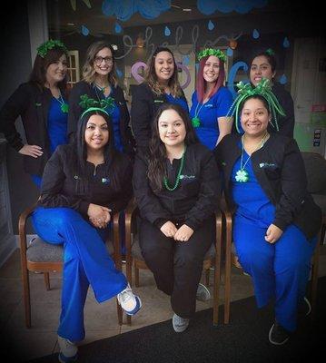 Celebrating St. Patricks Day at Grayslake Ortho!