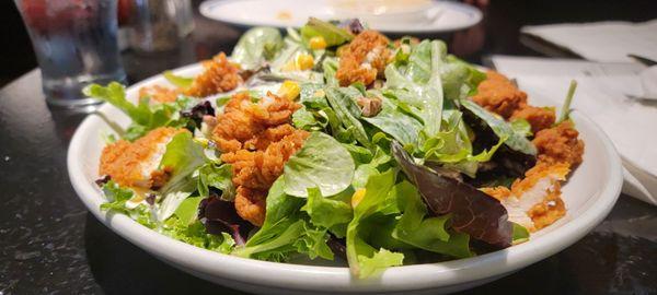 Fried chicken salad