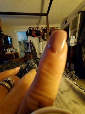 Bad nail job