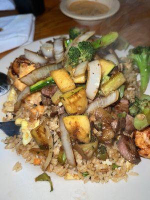 Steak and Shrimp dinner