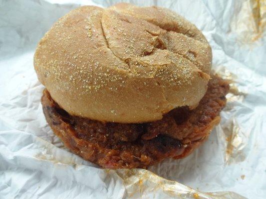 BBQ pork sandwich, at Henny Penny in Winsted, CT.