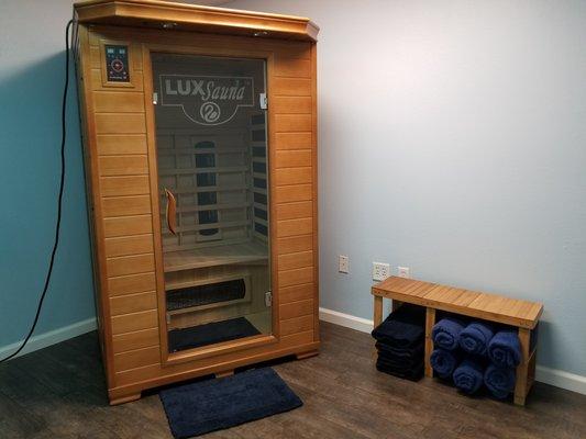 Far Infrared Sauna with Ozonator now offered