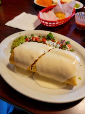 Carne Asada Chimichanga, fantastic!!