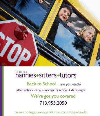 College Nannies + Tutors Sugar Land TX