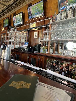 View of the bar area