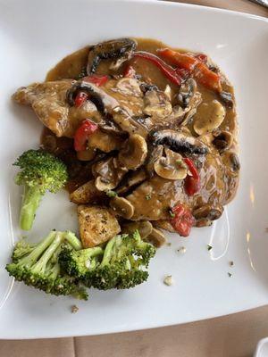 Portobello Mushrooms with veal