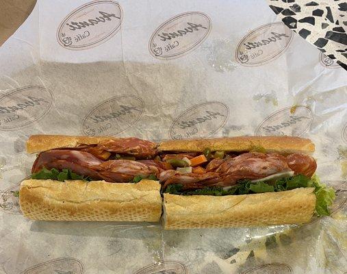 10" Diavolo Italian Sub (hot)