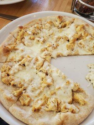 Appetizer crab pizza