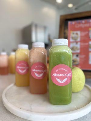 healthy and fresh pressed juices @allmyteacafe