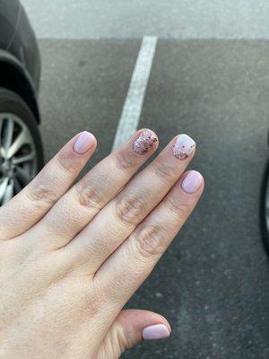 Wedding gel nails by Sam