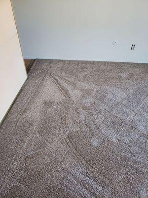 More excellent carpet installed.