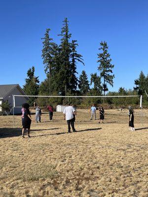 Summer fellowship and volleyball!