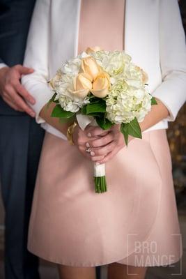 A bouquet shot from Kathleen & Rocky's wedding.