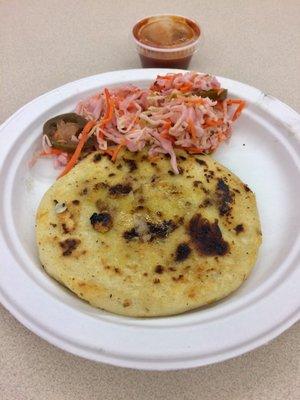 Waited an hr for this lamb pupusa