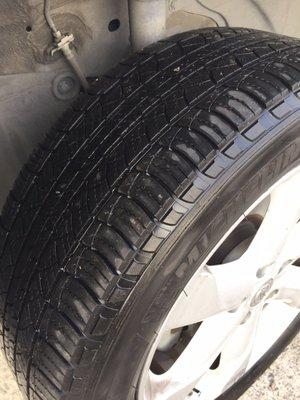 New (used) tires: 4 for $178