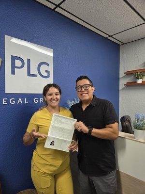 Congrats Maria on your new travel permit!