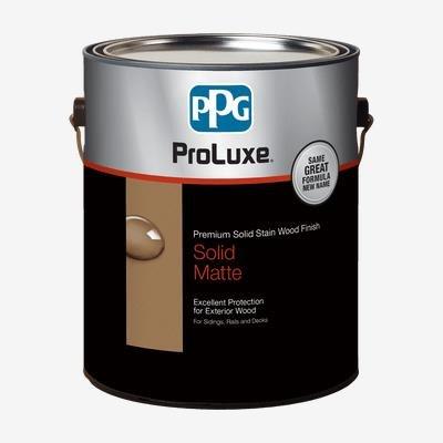 Sikkens PROLUXE Premium Solid Stain Wood Finish available in gallons. (5 gallon pails available upon request)