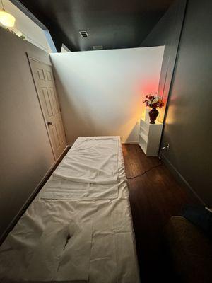 My room for my body massage part of the combo