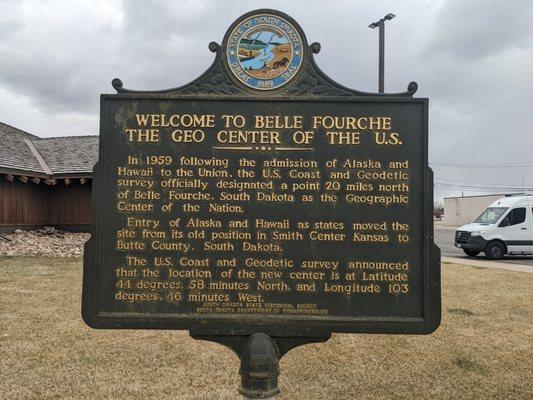 Geographical Center of the Nation Monument, Belle Fourche SD