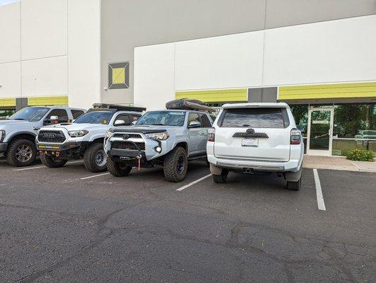 It's basically Disneyland for 4runners and Tacomas