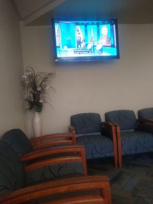 Nice waiting area prior to appointment