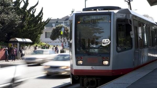 10 minutes late, stalled at West Portal, stalled in the tunnels by Van Ness. Just another day on the M