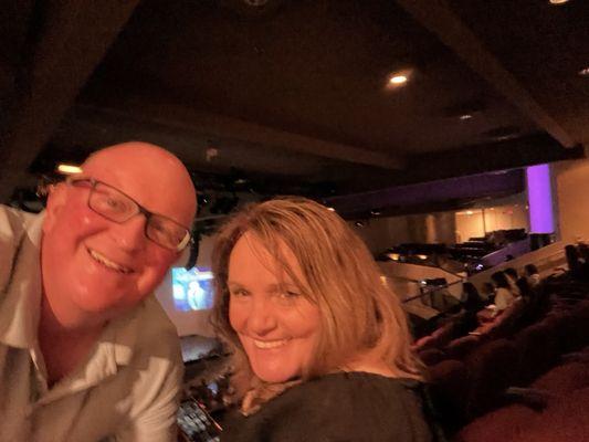 My wife, Terrie and I at a concert ( Ryan Stevenson) Oct 2023 at CamCC.