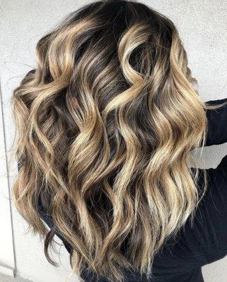 Back/side gorgeous balayage