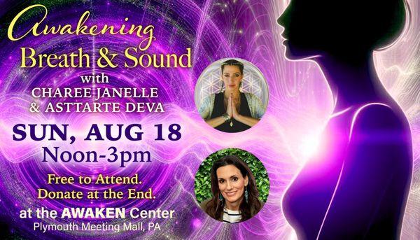 Event offered this weekend with Breathwork, Sound Healing and Relaxation.