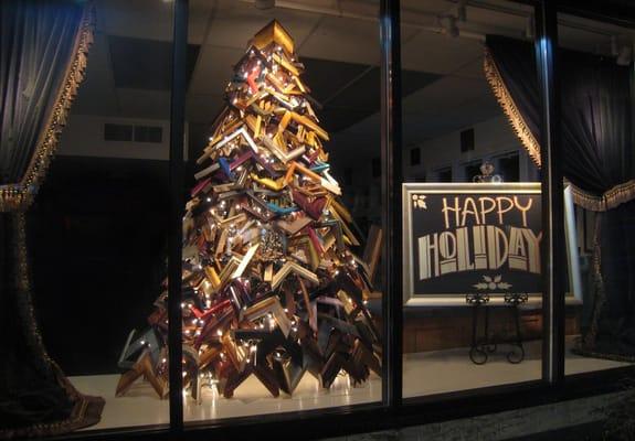 Happy Holidays! (window designed by Sarah Pollpeter)