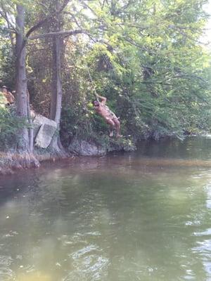 Rope swing!