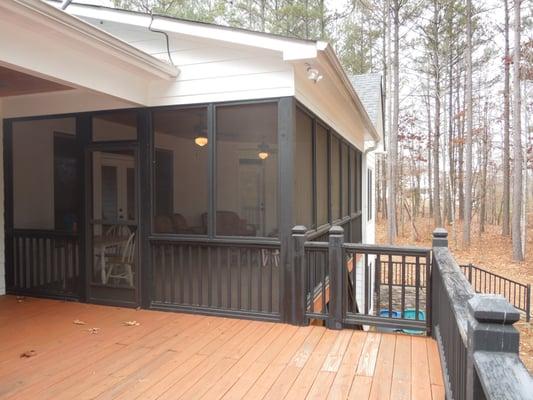 Screened Porch for Moore residence