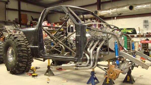 one of the many complete chassis builds