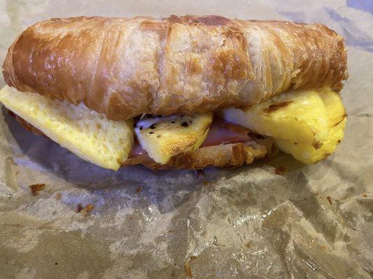 Breakfast croissant