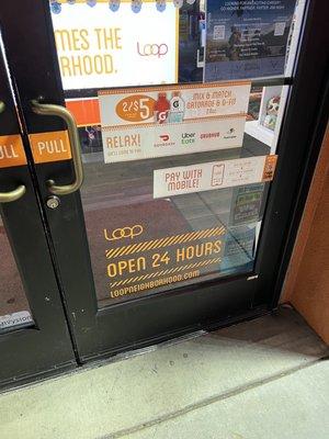 Open 24 hours? Yeah right.