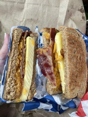 Worst bacon, egg and cheese ever.