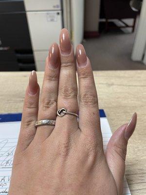 6 weeks grown out nails