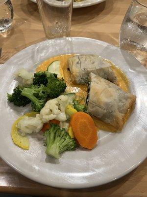 Root veggie spanakopita