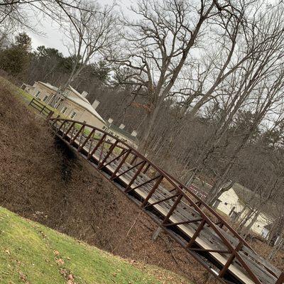 Hyde Hall entrance bridge North of Cooperstown, NY