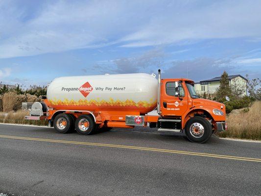 Propane Delivery Truck