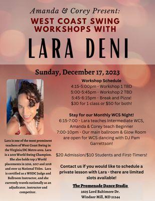 Workshop weekend December 17, 2023