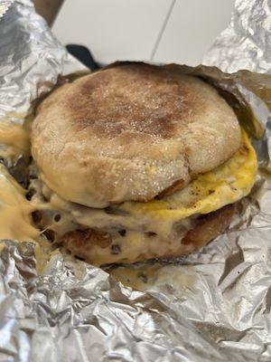 #3 breakfast sandwich