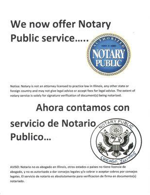 Please call for Notary and Apostille APPOINTMENT 7 days a week.